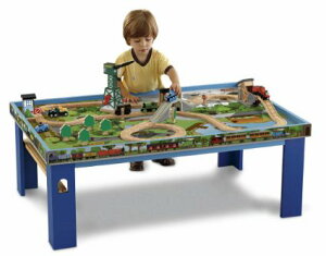 Fisher-Price Thomas the Train Wooden Railway Play Table@񂵂g[}X@e[u