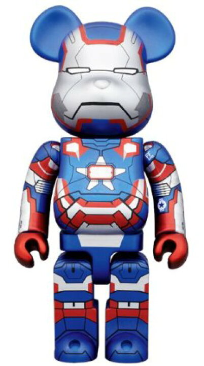 楽天市場】BE@RBRICK x アイアンマン3 IRON PATRIOT ベアブリック 400 