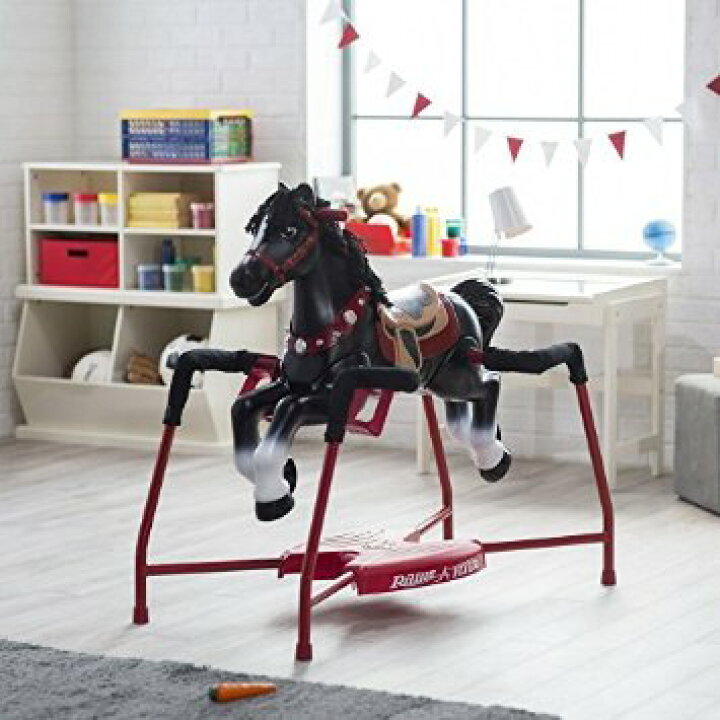 楽天市場】Radio Flyer Duke Interactive Riding Horse ラジオ 