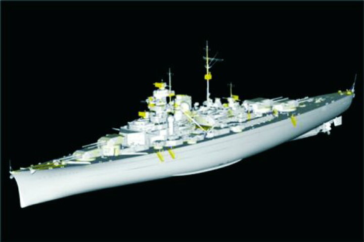 楽天市場】1/200 ドイツ海軍 戦艦 ビスマルク トランペッター 