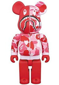 BE@RBRICK BAPE(R) CAMO SHARK 400% ピンク Medicom Toy　新品