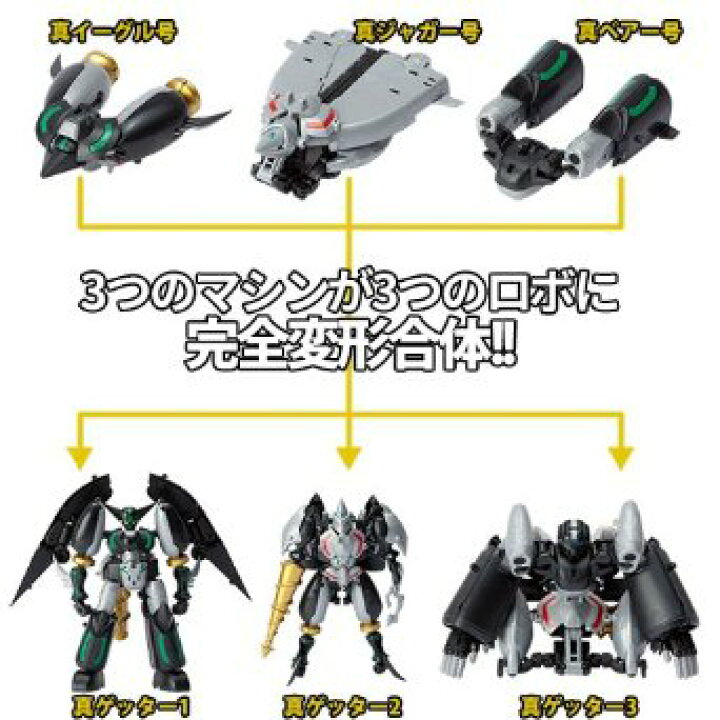 楽天市場】ダイナミックチェンジ 真ゲッターロボ ブラックVer. フリー  