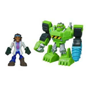 トランスフォーマー レスキューボッツ 2014 ミニフィギュア2パック ボルダーザコンストラクションボット&ドックグリーン Hasbro