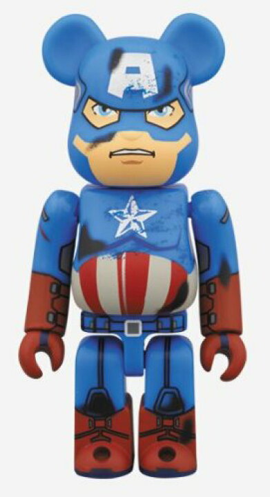 楽天市場】BE@RBRICK x アベンジャーズ キャプテンアメリカ DAMAGE Ver 