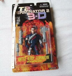 ^[~l[^[ Terminator 2 Battle Across Time Battle- Ready Terminator Kenner