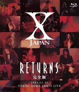 X JAPAN RETURNS 完全版 1993.12.30 [Blu-ray]新品 マルチレンズクリーナー付き