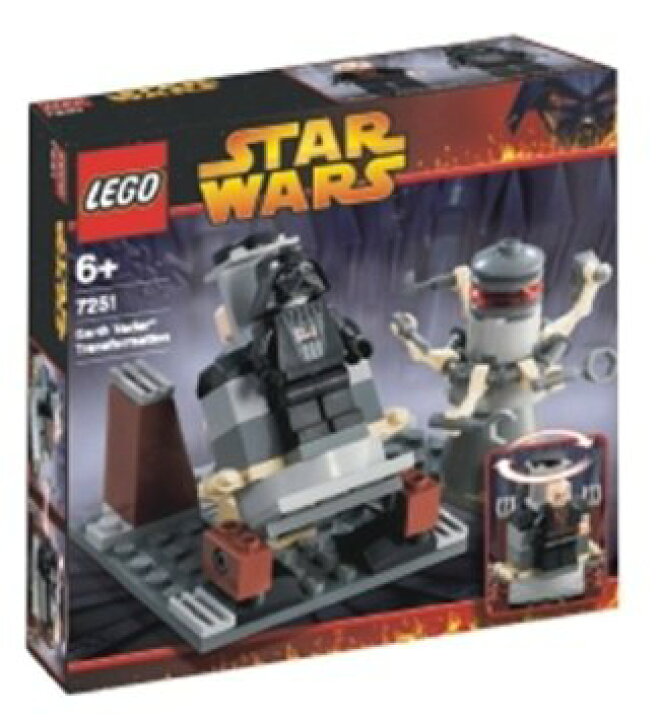楽天市場】レゴ スター・ウォーズ ダース・ベイダーへの変身 7251 