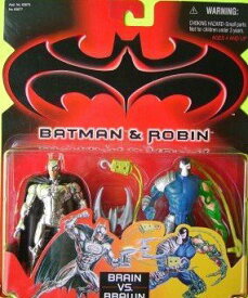 Batman & Robin Brain Vs. Brawn Batman & Bane Set　新品