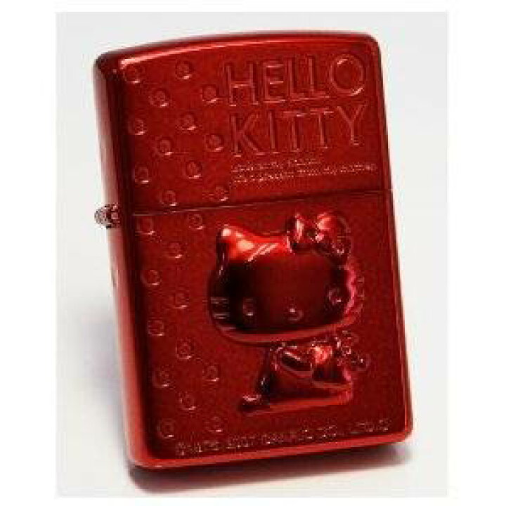 希少】ZIPPO ジッポ HELLO KITTY ハローキティ 立体メタル貼り 楽天 