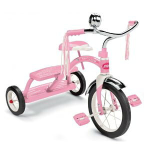 Radio Flyer Girls Classic Pink Dual Deck Tricycle�@���W�I�t���C���[