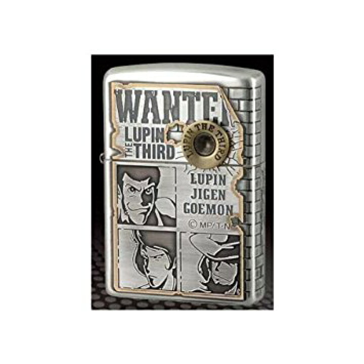 楽天市場】Zippo ルパン三世 WANTED No.4 手配書 バンプレスト 新品 