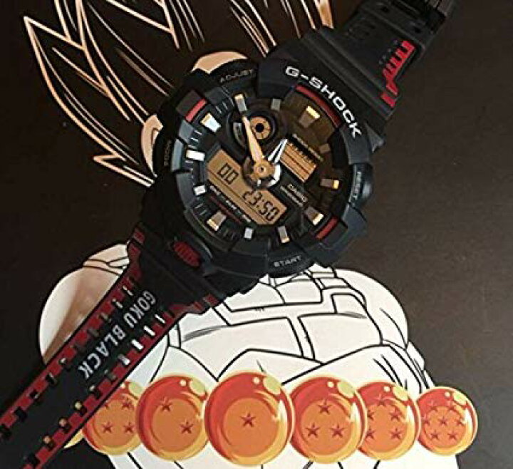 楽天市場】CASIO G-SHOCK × ドラゴンボール 超サイヤ人ロゼゴクウ  