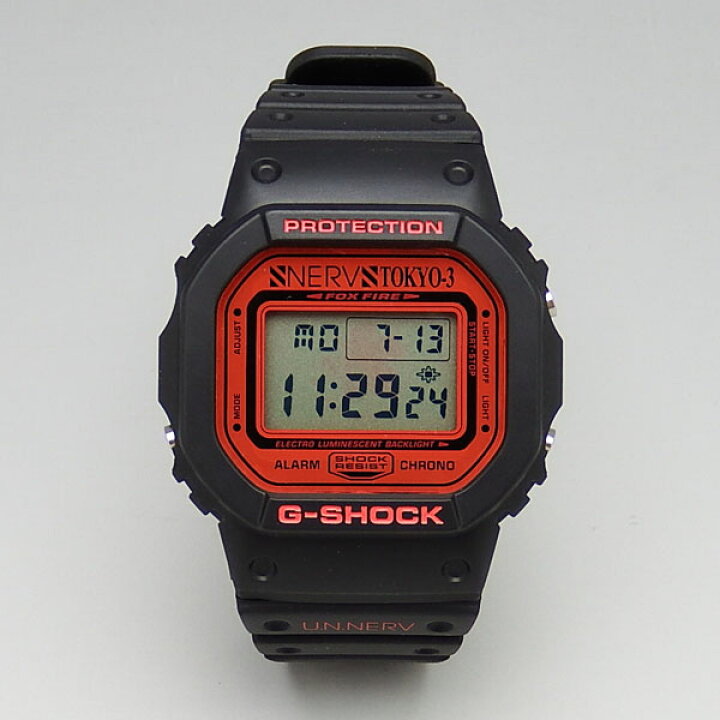 楽天市場】エヴァンゲリオン×G-SHOCK CASIO DW-5600 NERV ネルフモデル  