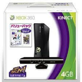 Xbox 360 4GB + Kinect バリューパック(Kinectゲーム2本同梱)【メーカー生産終了】 新品