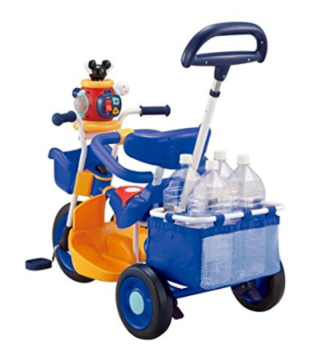 楽天市場】ポップンカーゴ三輪車 ミッキーマウス ブルー アイデス 新品 