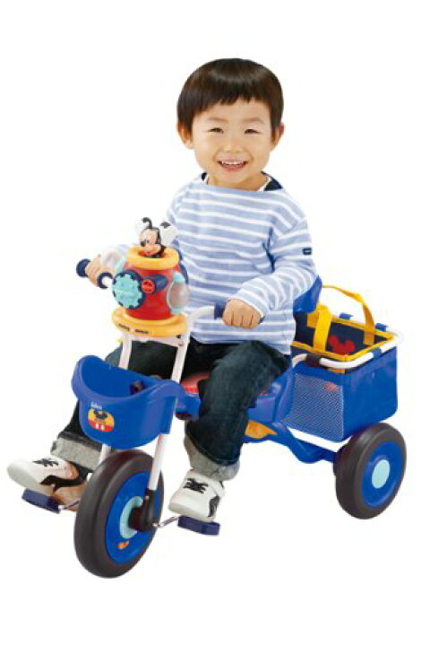 市場価格高騰中！】アイデスミッキー三輪車(ブルー)