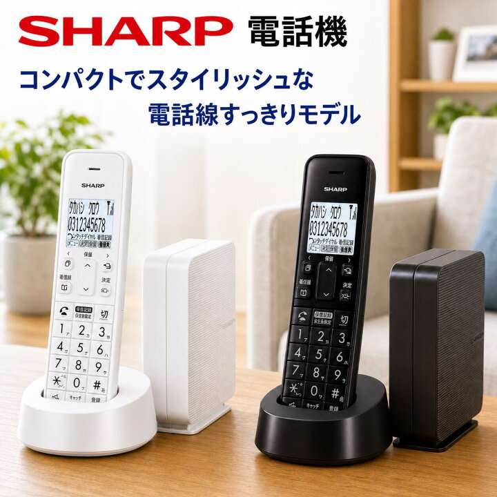 楽天市場】＼高評価レビュー☆4.64／【即納】SHARP 電話機 子機1台 