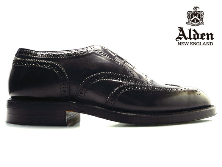 楽天市場】オールデン ALDEN 974 WINGTIP BAL OXFORD CORDVAN DARK 