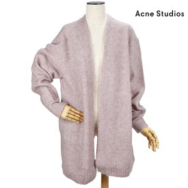 【4/25 0:00-23:59 エントリー＆楽天カードご利用でポイント4倍】アクネストゥディオズ Acne Studios A60036-AD5102 KNIT POWDER PINK Raya Sh Mohair ミドル丈 モヘア カーディガン パウダーピンク レディース 【送料無料】