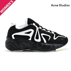 アクネストゥディオズ スニーカー レディース ダッドシューズ ローカット ブラック ホワイト Acne Studios Rockaway Sneaker【送料無料】
