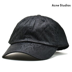 アクネストゥディオズ キャップ メンズ ベースボールキャップ 帽子 ペイズリー ブラック 黒 Acne Studios CAP【送料無料】
