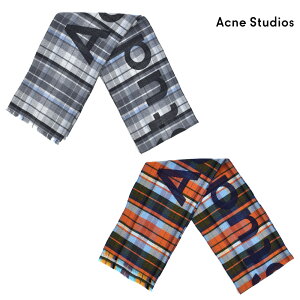 ANlXgDfBIY Acne Studios CA0022 BY3000 BY2000 SCARF NAVY/ORANGE GRAY/LIGHT BLUE E[ }t[ Xg[ lCr[ IW O[ Cgu[ fB[Xyz