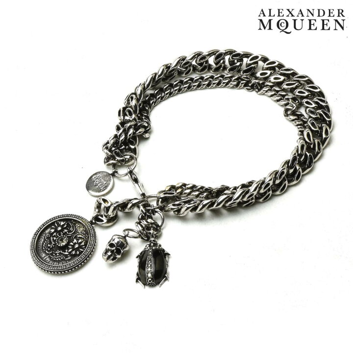 楽天市場】アレキサンダーマックイーン ブレスレット メンズ チャーム  