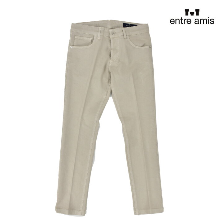 楽天市場 Entre Amis アントレアミ 8177 449l17 102 パンツ ベージュ パンツ メンズ ボトムス 送料無料 クラウドモーダ