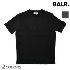 ボーラ― ロゴT メンズ Tシャツ クルーネック Tシャツ 半袖 カットソー ブラック ダークグレー BALR. T-SHIRT【送料無料】