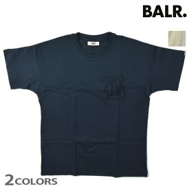 【楽天スーパーSALE】ボーラ― Tシャツ メンズ クルーネックTシャツ カットソー 半袖 ネイビー オフホワイト BALR. T-SHIRT【送料無料】