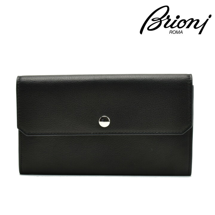 楽天市場】ブリオーニ 二つ折り長財布 メンズ 財布 小銭入れ付き 本革  