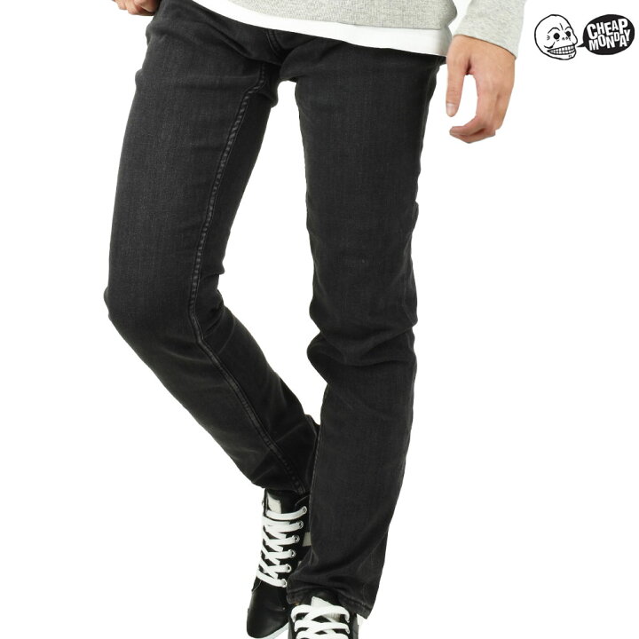 楽天市場 チープマンデイ Cheap Monday Tight Key Black タイト デニムパンツ ジーンズ ブラックデニム スキニー タイトフィット ストレッチ メンズ レディース 送料無料 クラウドモーダ