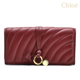 【SALE】クロエ アルファベット 長財布 レディース 財布 小銭入れ付き プラムパープル Chloe ALPHABET【送料無料】