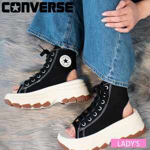 �R���o�[�X CONVERSE �g���b�N�E�G�[�u �J�b�g�A�E�g �T���_�� ���f�B�[�X �X�j�[�J�[ �n�C�J�b�g �u���b�N �� ALL STAR TREKWAVE CUTOUT SANDAL�y���������z