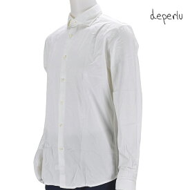 【SALE】deperlu デペール WALLY 1 シャツ/白/カジュアルシャツ/トップス/TOPS【送料無料】