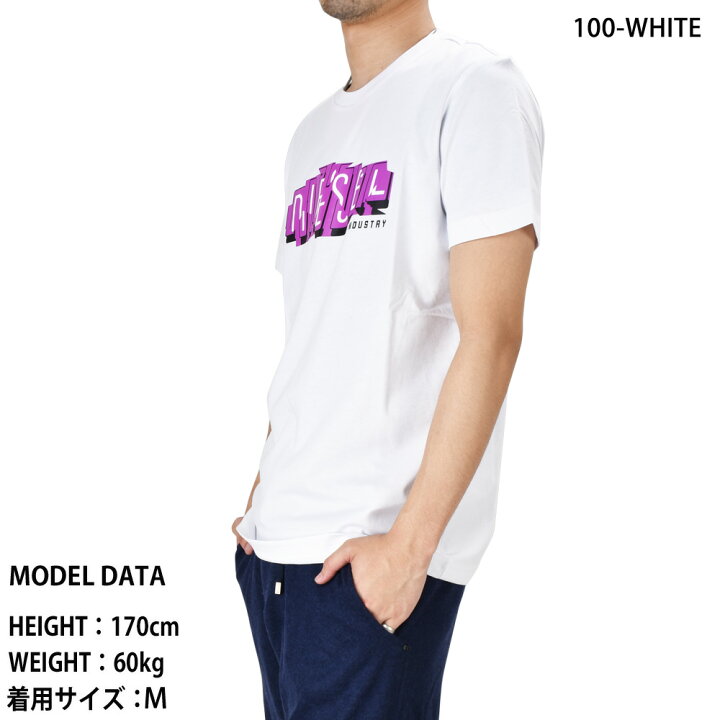 楽天市場】ディーゼル Tシャツ メンズ カットソー ロゴプリントTシャツ 