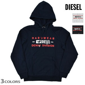 ディーゼル パーカー メンズ スウェット プルオーバーパーカー ブラック ホワイト ネイビー DIESEL S-GIRK-HOOD-K20【送料無料】
