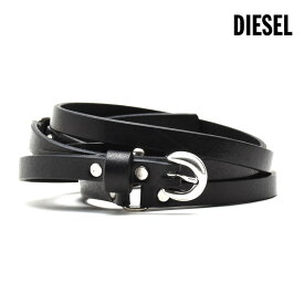 【4/25 0:00-23:59 エントリー＆楽天カードご利用でポイント4倍】ディーゼル DIESEL X05712/P0762 BELT T8013 B-WENDY BLACK ベルト ブラック 黒 レディース【送料無料】