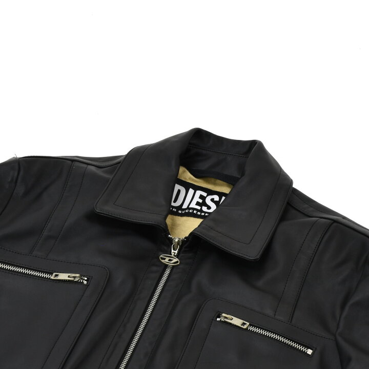 楽天市場】ディーゼル ライダース メンズ レザージャケット ジップ 