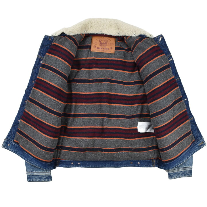 楽天市場】ディーゼル デニムジャケット メンズ ボア付き Gジャン  