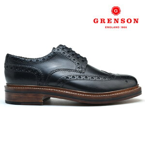 O\ A[`[ ubN J[t GRENSON ARCHIE 110004 BLACK CALF  p vC Y yz