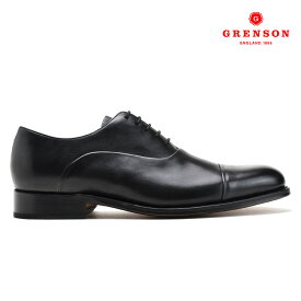 【交換送料無料】グレンソン GRENSON BERT BLACK CALF 111893 バート オックスフォード シューズ 革靴 紳士靴 レースアップシューズ ブラック 黒 メンズ【送料無料】
