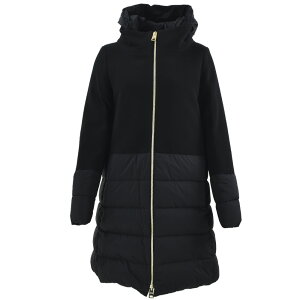 wm HERNO _ER[g fB[X _EWPbg Z~O E[ؑ t[ht ubN  DIAGONAL WOOL AND NUAGE PARKAyz