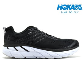 ホカ オネオネ HOKA ONE ONE 1102872 CLIFTON 6 BLACK クリフトン 6 スニーカー ローカット ランニングシューズ マラソンシューズ ブラック 黒 メンズ【送料無料】