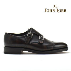 Wu JOHN LOBB EBA _uN rWlXV[Y Y hXV[Y vC amC ECY _[NuE WILLIAM PD BUCKLE.DARK BROWN MUSEUM CALFyz