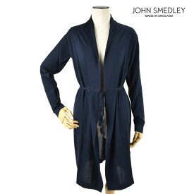 【4/25 0:00-23:59 エントリー＆楽天カードご利用でポイント4倍】ジョンスメドレー JOHN SMEDLEY　カーディガン 9143 NAVY レディース