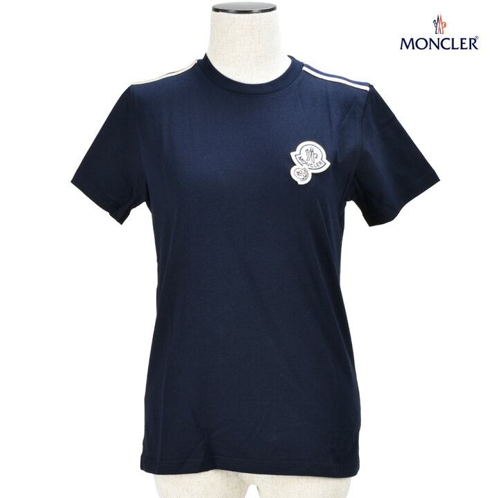 楽天市場】モンクレール Tシャツ カットソー 半袖 トップス ネイビー  