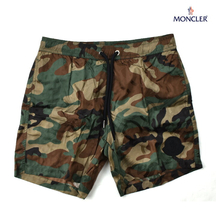 楽天市場 モンクレール 水着 メンズ 海パン サーフショーツ ビーチウェア カモフラ 迷彩 Moncler Boxer Mare Swimwear 送料無料 クラウドモーダ