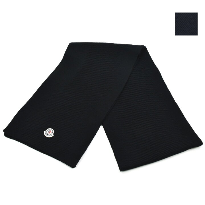 楽天市場】モンクレール マフラー メンズ ストール ウール ブラック  