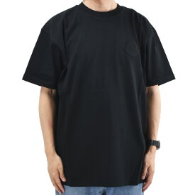 モンクレール ジーニアス MONCLER GENIUS Tシャツ メンズ カットソー 半袖 クルーネック ワンポイントロゴ ブラック 黒 8C00011 809KL【送料無料】